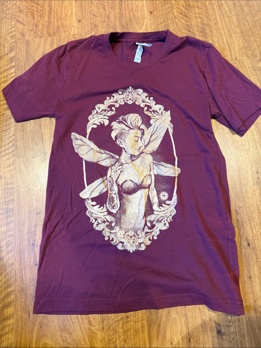 Bella Canvas Burgundy Crewneck Tee